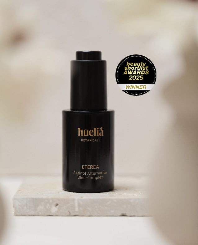 ETEREA Retinol Alternative Face Oil with Bakuchiol and macroalgae cell culture – Deeply moisturizing botanical serum to nourish, smooth skin, support renewal, and enhance natural glow.